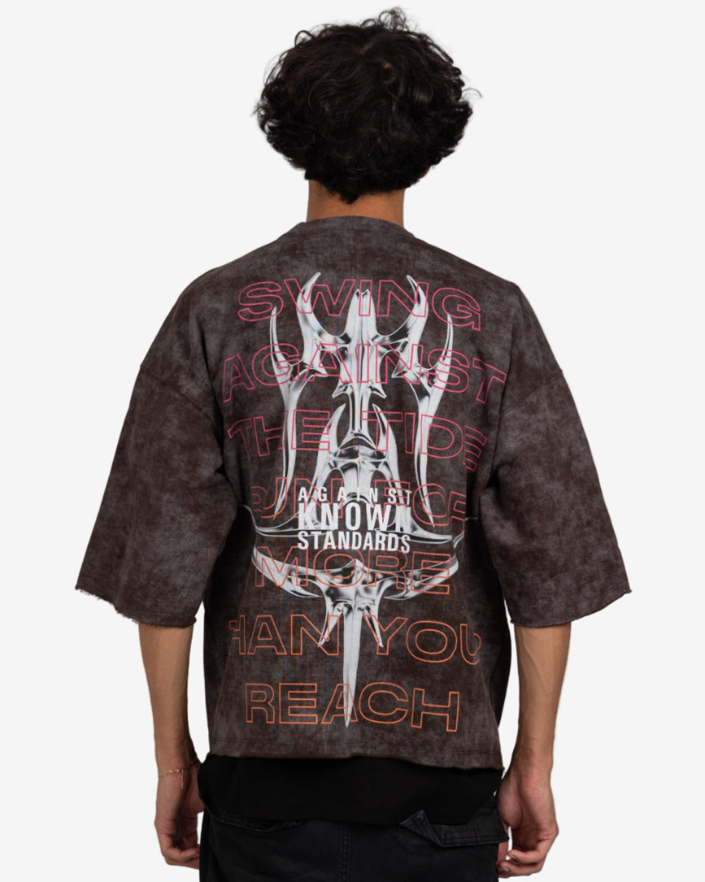 Keep Swinging 330GSM Cropped French Terry Shirt