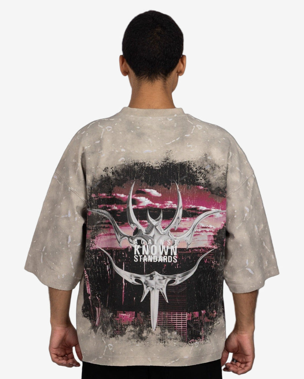 Warriors of Ice Distressed 330GSM Cropped Shirt