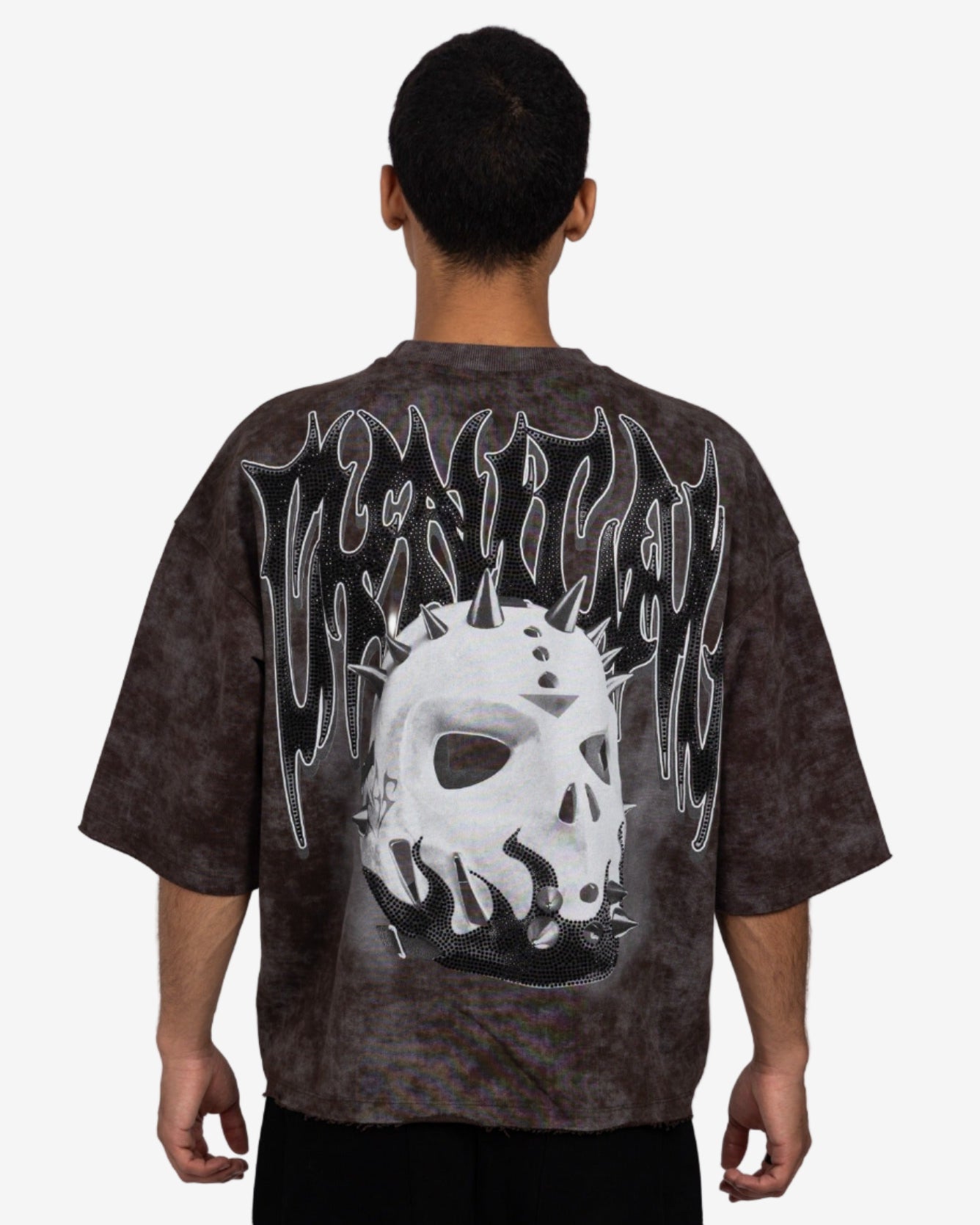 Mask Off 330GSM Cropped French Terry Shirt