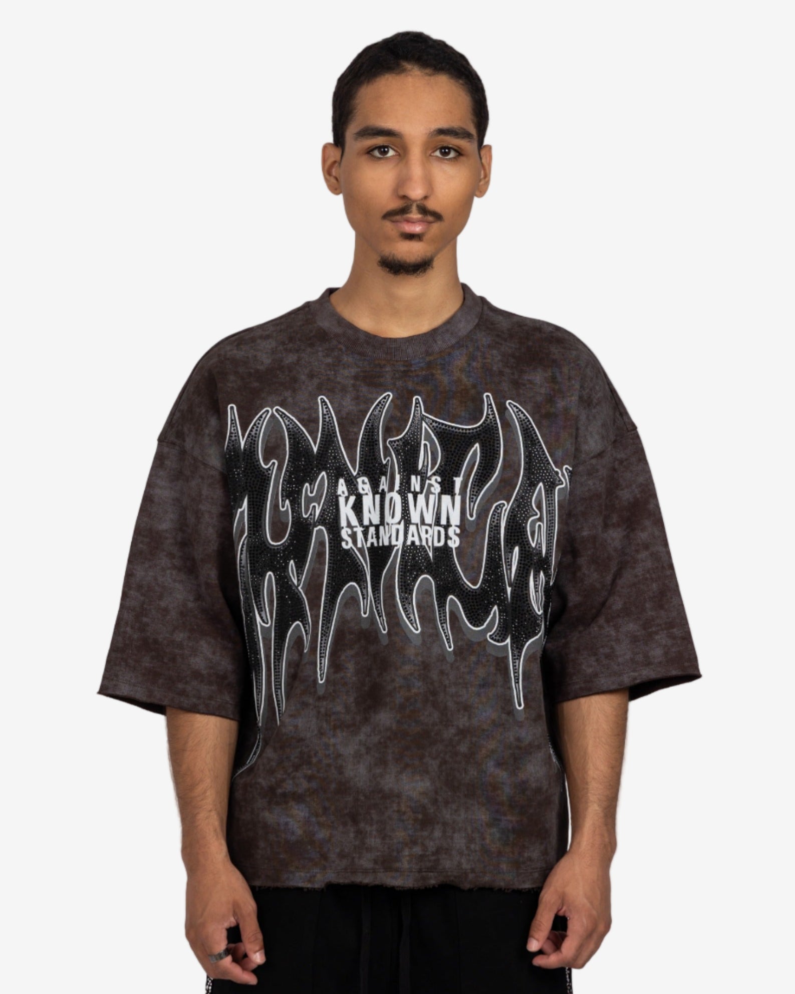 Mask Off 330GSM Cropped French Terry Shirt