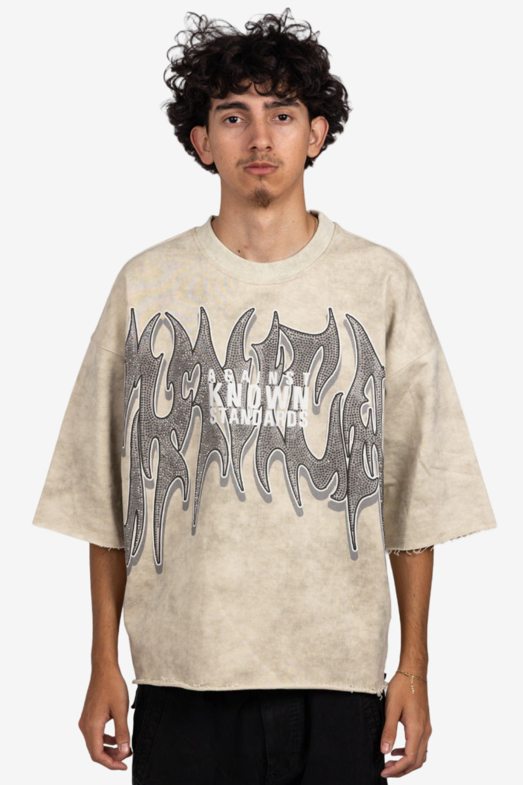 Mask Off 330GSM Cropped French Terry Shirt