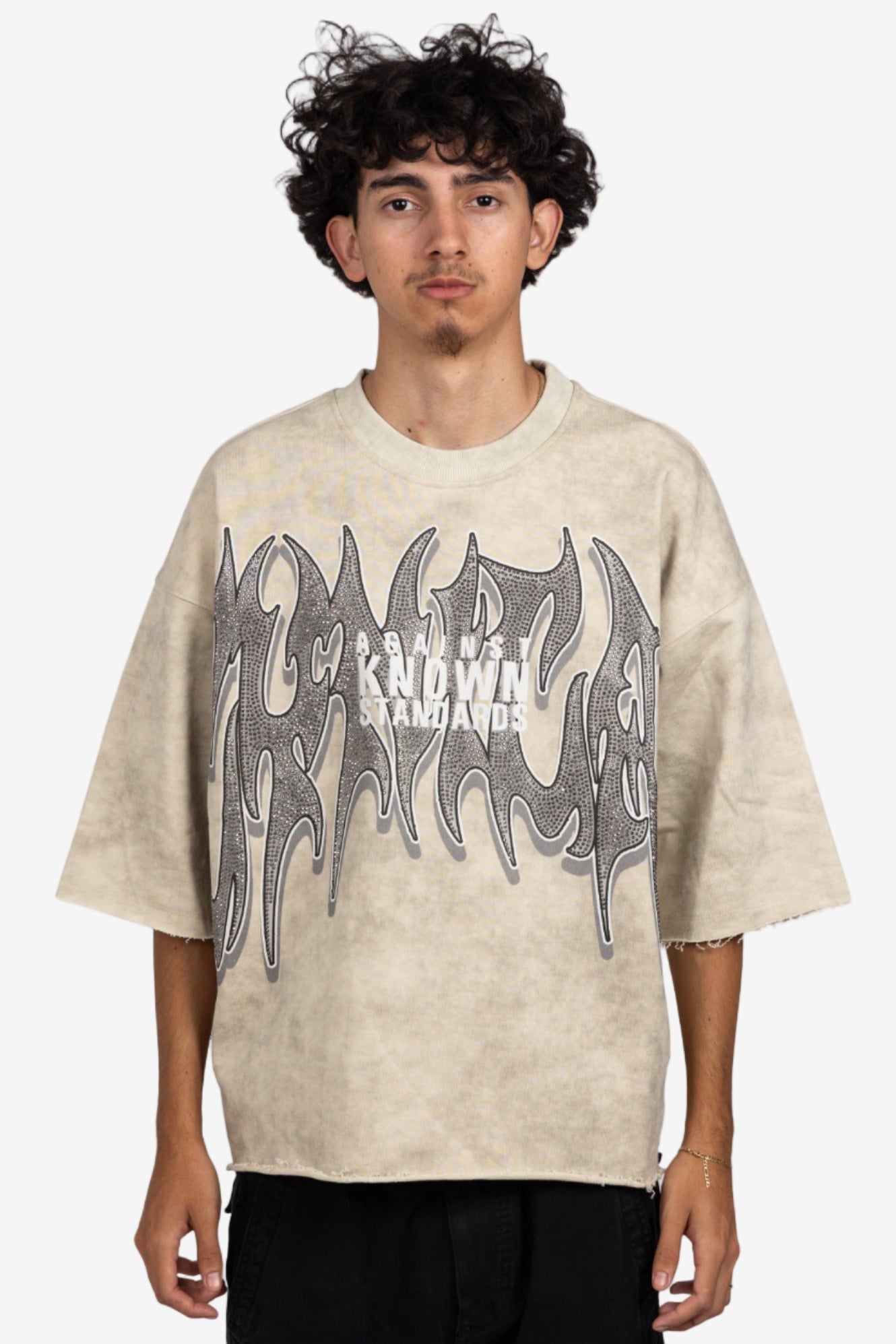 Mask Off 330GSM Cropped French Terry Shirt