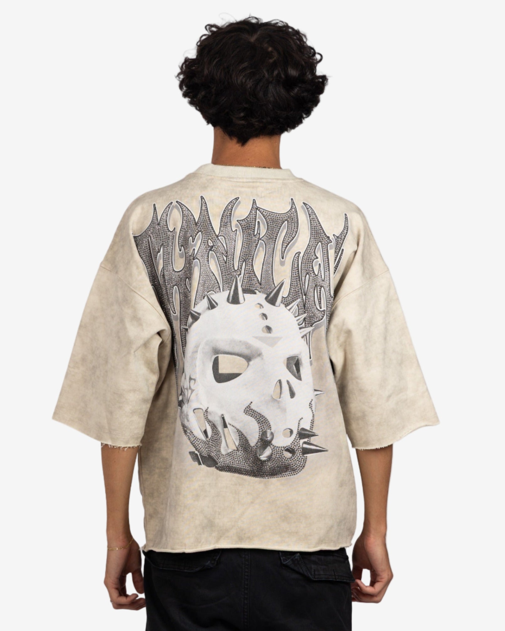 Mask Off 330GSM Cropped French Terry Shirt